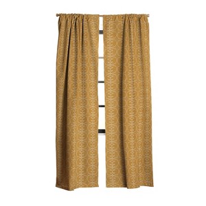Mirimo Afromood Mustard Set of 2 Panel Blackout Window Curtain - Deny Designs - 1 of 4