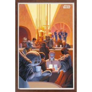 Trends International Star Wars: Tatooine - Cantina Framed Wall Poster Prints - 1 of 4