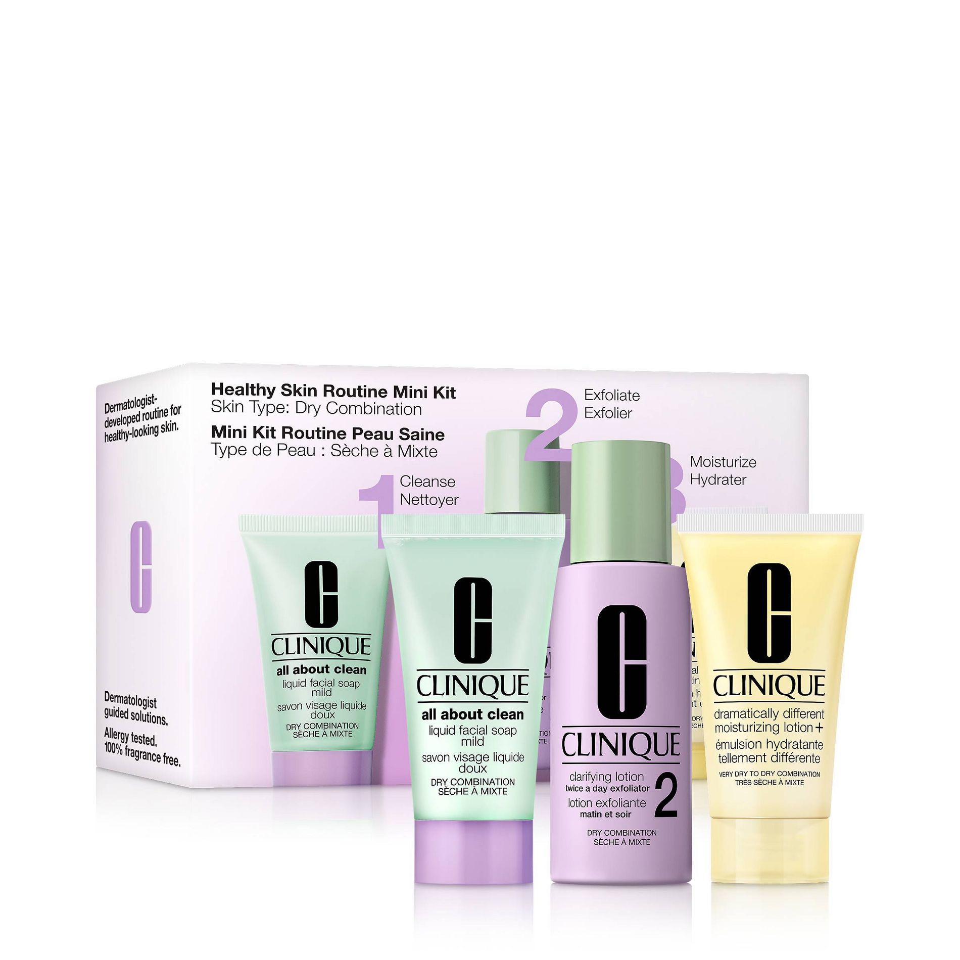 Clinique 3 Step Skin Kit for Skin Type I/II - 3ct - Ulta Beauty