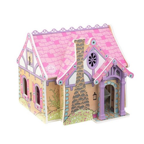 Kidkraft Enchanted Forest Pretend Play Wooden Dollhouse With 16