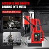 Magnetic Drill Press 1550W 2922lbf/13000N 500RPM 10-Speed With 3Pcs Drill Bits - 3 of 4