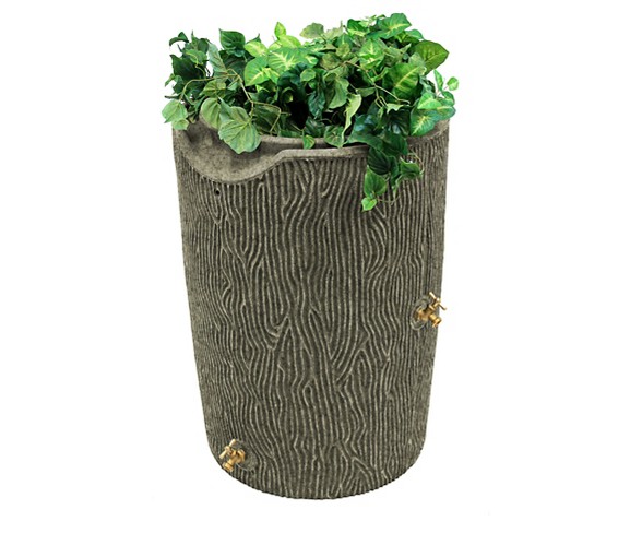 Impressions Bark 50 Gallon Rain Saver - Sandstone - Good Ideas
