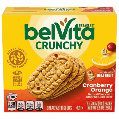 belVita Breakfast Biscuits Cranberry Orange 8.8 oz