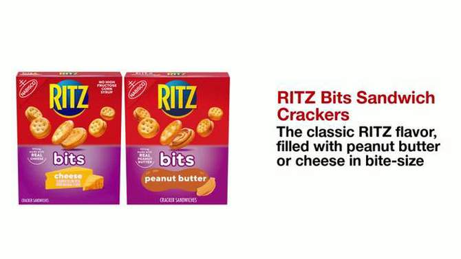 Ritz Bits Cracker Sandwiches with Peanut Butter - 8.8oz, 2 of 12, play video