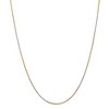 Black Bow Jewelry 1.5mm 14k Tri-Color Gold Diamond Cut Solid Rope Chain Necklace - 3 of 4