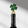 Unique Bargains Bottle Stoppers Four-Leaf Grass Zinc Alloy Aluminum Alloy TPR 3.94"x1.42"x0.79" 1 Pc - 2 of 3