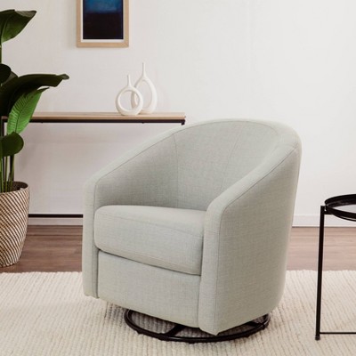 Madison 32" Performance Grey Eco-Twill Swivel Glider