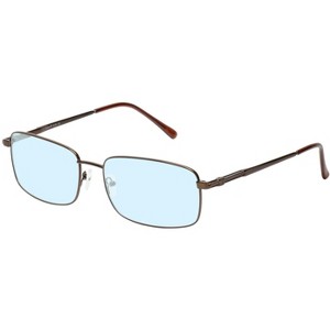 Enhance BIG&TALL EN3920 Men Blue Light Eyeglasses Shiny Dark Gunmetal Black 59mm +0.25 Custom Lens Non-Refundable - 1 of 1