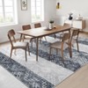 2 x 6 ft Polyester Red Rectangular Hallway Entryway Bathroom Kitchen Geometric Print Farmhouse Machine Washable Runner Rug - 4 of 4