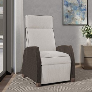 GRANDPATIO Recliner Patio Chair with Cushions - 1 of 4