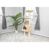 Armarkat 3 Tier Real Wood Cat Tree, Armarkat Scratch furniture A5201, Beige - 2 of 4