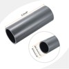 Unique Bargains Water Plumb DIY Crafts High Impact Rigid Round Pipes 8" Length ID 2.51" OD 2.95" Light Grey - 2 of 4