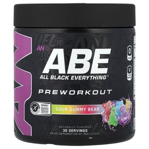 ABE Preworkout, Sour Gummy Bear, 13.75 oz (390 g) - 1 of 2