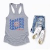 Simply Sage Market Women's America Vibes Stacked Racerback Graphic Tank - 3 of 3