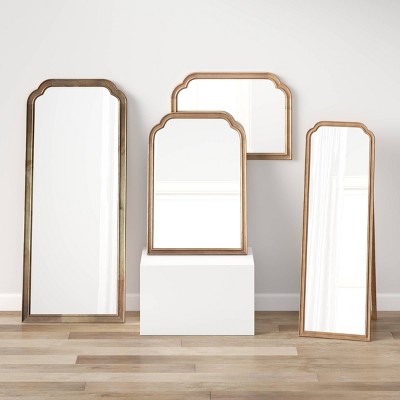 42 X 30 French Country Wall Mirror, 42 X 30 French Country Wall Mirror Brown Threshold