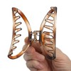 Unique Bargains Women's 3.7" Claw Clip Hair Accessories No Slip Grip Plastic Brown - 4 of 4
