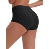 INSPIRE CHIC Women's High-Waisted Cotton Underwear Full-Coverage Airy Strong Elasticity Briefs 3 Packs - 2 of 4