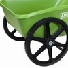 Ames 5 Cubic Feet Handle Wheelbarrow Poly Tray Lawn Cart, Green (For Parts) - 4 of 4