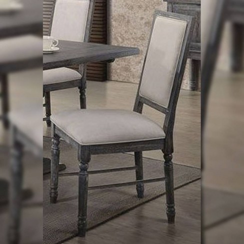 Weathered discount dining chairs