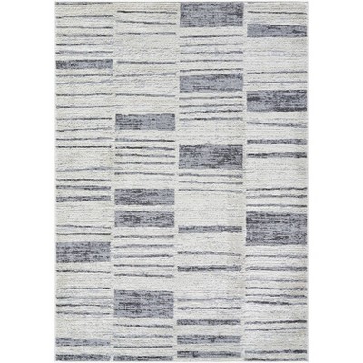 Mark & Day Aldwin 5'3"x7' Rectangle Woven Indoor Area Rugs Light Gray