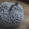 TopComfy Decorative Object Polka Dot Pumpkin Set Stylish Fall Decor for Harvest Festival Display, Gray, 5.5"*5.5"*5" - 4 of 4