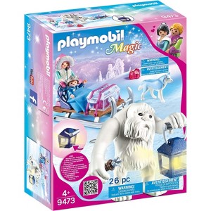 Playmobil Magic Yeti with Sleigh 9473 Playset 26pc - 1 of 1