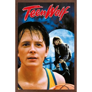 Trends International Teen Wolf (1985) - DVD Key Art Framed Wall Poster Prints - 1 of 4