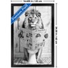 Trends International Reinders: Toilet Humor - Lion Toilet Framed Wall Poster Prints Black Framed Version 14.725" x 22.375" - 3 of 4