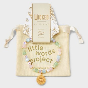Little Words Project x Wicked "Wicked Witch" Charm Beaded Bracelet - Blue/Green/Gold - 1 of 4