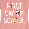 Girls' - Disney - First Day Of School Mickey Fitted Short Sleeve Graphic T-Shirt - 2 of 4