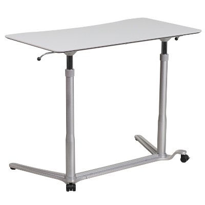 Flash Furniture Sit-Down, Stand-Up Ergonomic Computer Desk - Standing Desk