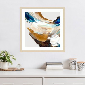 Amanti Art Crashing Blue by Jacob Q Framed Wall Art Print - 1 of 4