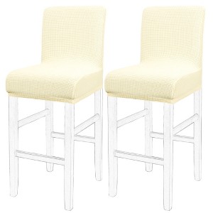 PiccoCasa Stretch Bar Pub Counter Height Side Chair Covers - 1 of 4