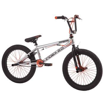 Mongoose Index 2.0 20" Freestyle Bike - Silver