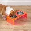 THE LICKER STORE Keaton Modern Acrylic Rectangular Elevated Pet Feeder - 2 of 4