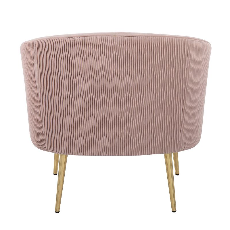 Tania Pleated Waves Accent Chair - Lumisource, 4 of 7
