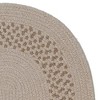 Colonial Mills Grano Braided Rug, Oatmeal 3x5, Oval Shape - 3 of 3