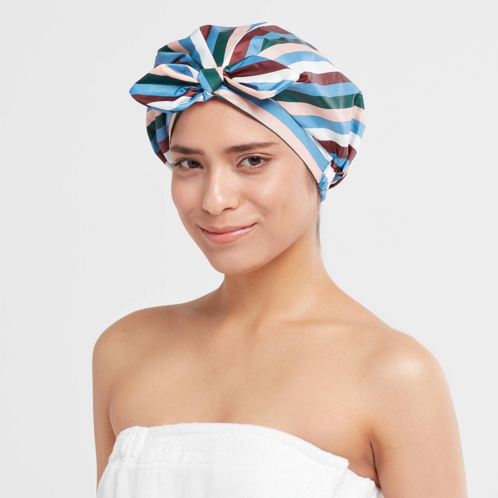 Shower Cap Striped - Room Essentials™