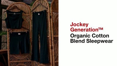 Jockey Generation™ Women's Cotton Stretch Lounge Cropped Tank Top -  Turquoise Green L : Target