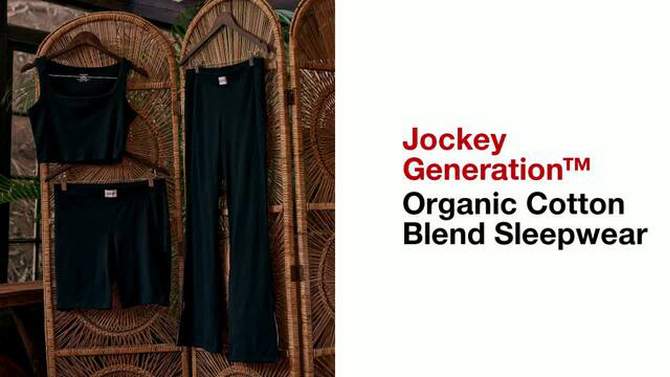 Jockey Generation™ Women's Cotton Stretch Flare Lounge Pants, 5 of 8, play video