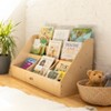 ECR4Kids 5-Compartment Easy to Reach Book Display, Natural - 4 of 4