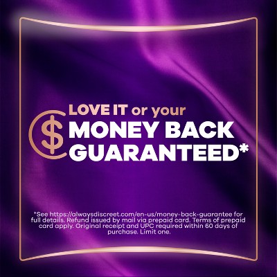 Always Discreet Boutique 5 Drops Incontinence Pads - Heavy - Long Length - 84ct