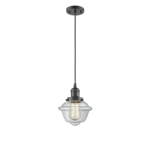 Oxford - 1 Light Cord Hung Mini Pendant In Traditional Style-8 Inches Tall and 7.5 Inches Wide - 1 of 1