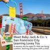 Baby Jack The Learning Lovey San Francisco City Landscape Baby Tag Crinkle Square Toy 8" x 8" - 2 of 4