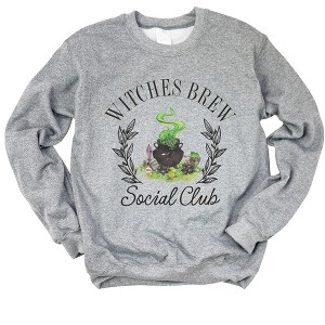 Simply Sage Market Women's Graphic Sweatshirt Witches Brew Social Club - 1 of 4