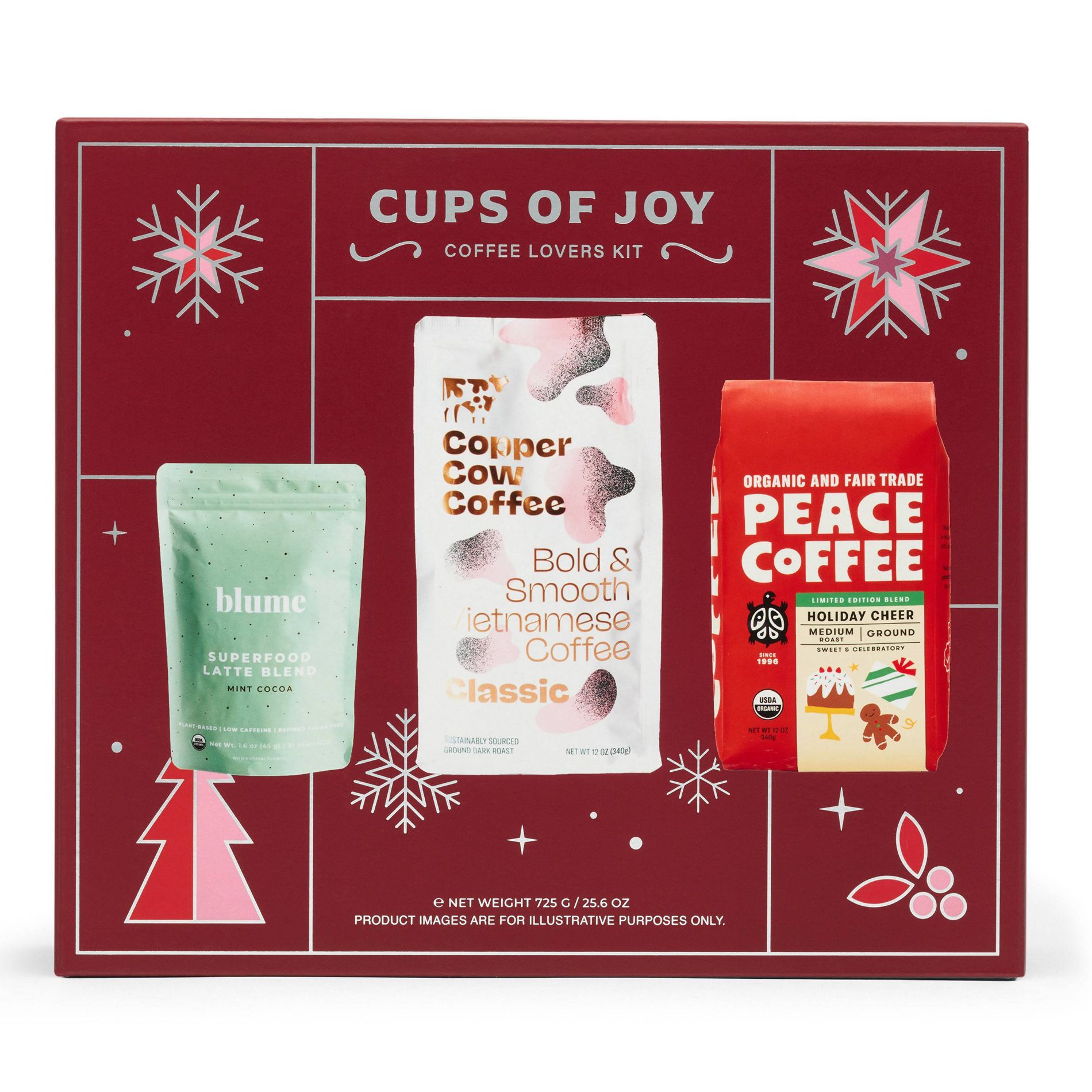 Cups of Joy Coffee Gift Set - 25.6oz/3pc