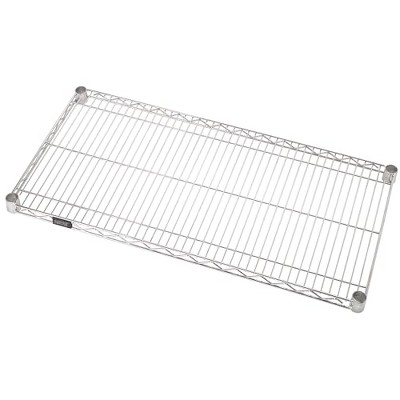 Quantum Storage Systems Wire Shelf, 60"W X 12"D, 600 - 800 Lb. Capacity, Chrome Plated Finish, Nsf