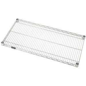 Quantum Storage Systems Wire Shelf, 60"W X 12"D, 600 - 800 Lb. Capacity, Chrome Plated Finish, Nsf - 1 of 1