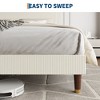 Coucheta Platform Bed Frame with Headboard, Corduroy Upholstered, Wooden Slats, No Box Spring Needed, Noise Free & Easy Assembly - 4 of 4