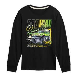 Boys' - Hot Wheels - Radical Rides 80S Long Sleeve Graphic T-Shirt - 1 of 4